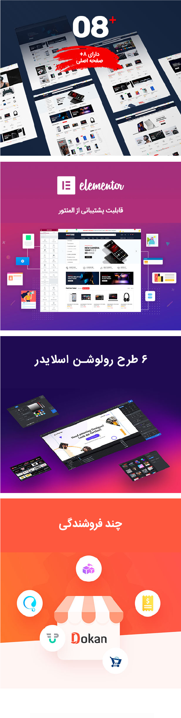 قالب gostore قالب فروشگاهی و چند فروشندگی 2 قالب GoStore | قالب گواستور