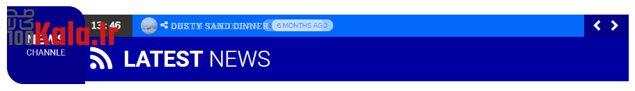 افزودنی نوار خبری پیشرفته برای المنتور | افزونه News Ticker 9 افزودنی نوار خبری المنتور | پلاگین News ticker