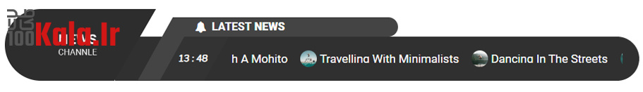 افزودنی نوار خبری پیشرفته برای المنتور | افزونه News Ticker 11 افزودنی نوار خبری المنتور | پلاگین News ticker