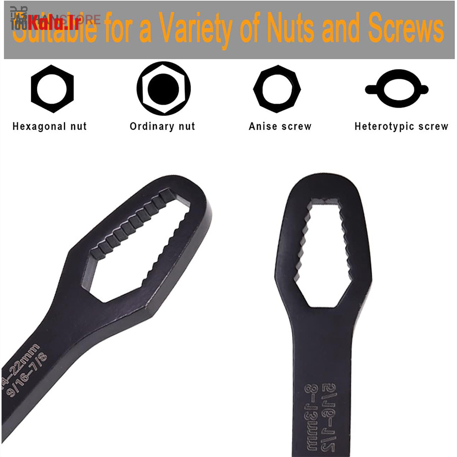 آچار دو سر رینگی همه کاره 18 آچار دو سر رینگی همه کاره - Image 18