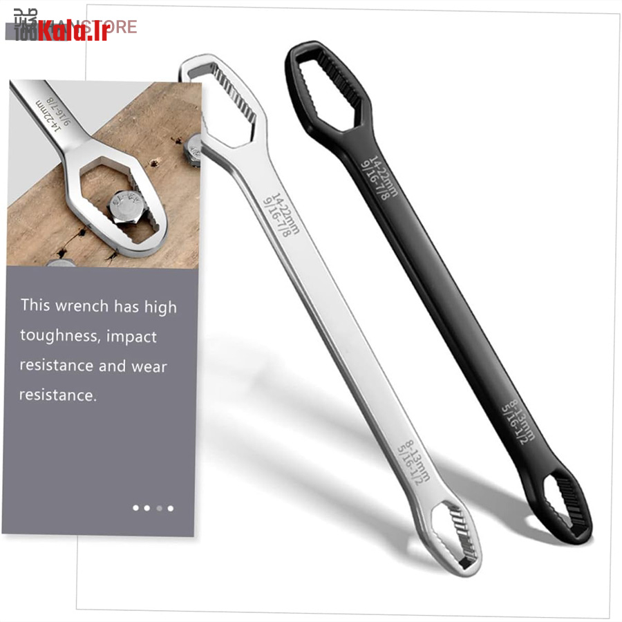 آچار دو سر رینگی همه کاره 22 آچار دو سر رینگی همه کاره - Image 22