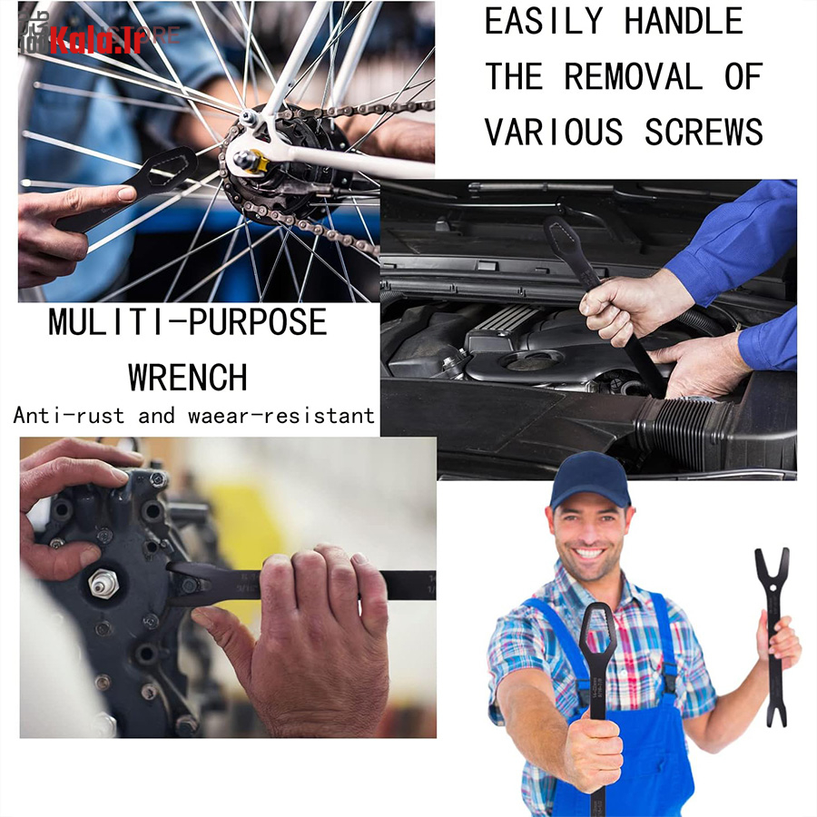 آچار دو سر رینگی همه کاره 24 آچار دو سر رینگی همه کاره - Image 24