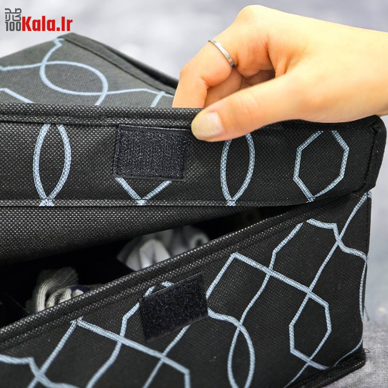 ارگانایزر توکشویی درب دار پارچه ای 13 جیب مای هوم 4 ارگانایزر توکشویی درب دار پارچه ای 13 جیب مای هوم - Image 4