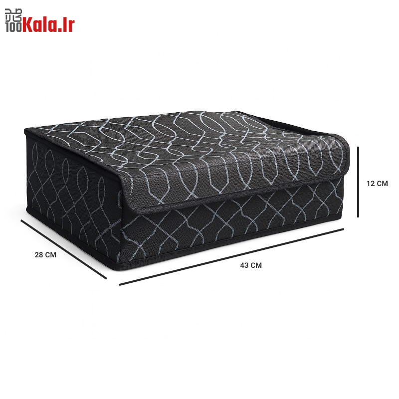 ارگانایزر توکشویی درب دار پارچه ای 13 جیب مای هوم 7 ارگانایزر توکشویی درب دار پارچه ای 13 جیب مای هوم - Image 7