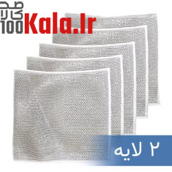 اسکاچ و دستمال توری مدل دو لایه بسته 5 عددی 21 اسکاچ و دستمال توری مدل دو لایه بسته 5 عددی - Image 21