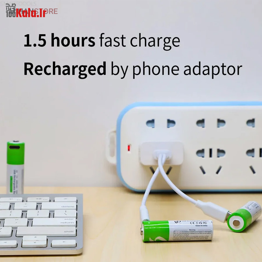 باطری قلمی قابل شارژ (بسته 4 عددی) 9 باطری قلمی قابل شارژ (بسته 4 عددی) - Image 9