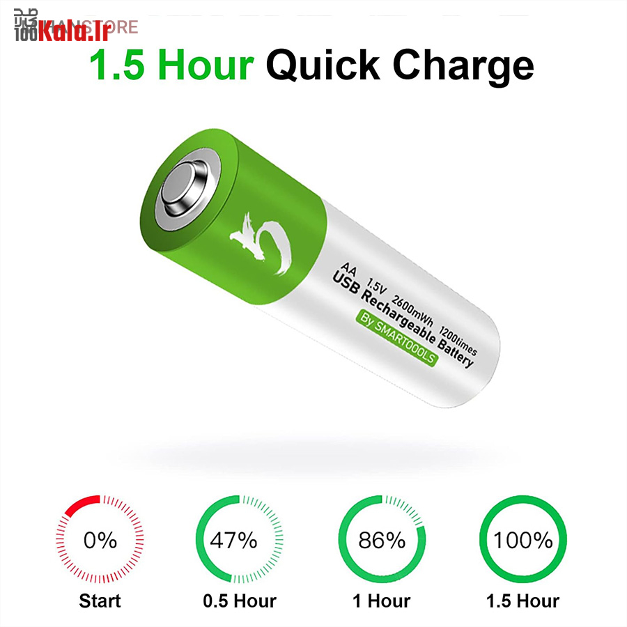 باطری قلمی قابل شارژ (بسته 4 عددی) 14 باطری قلمی قابل شارژ (بسته 4 عددی) - Image 14