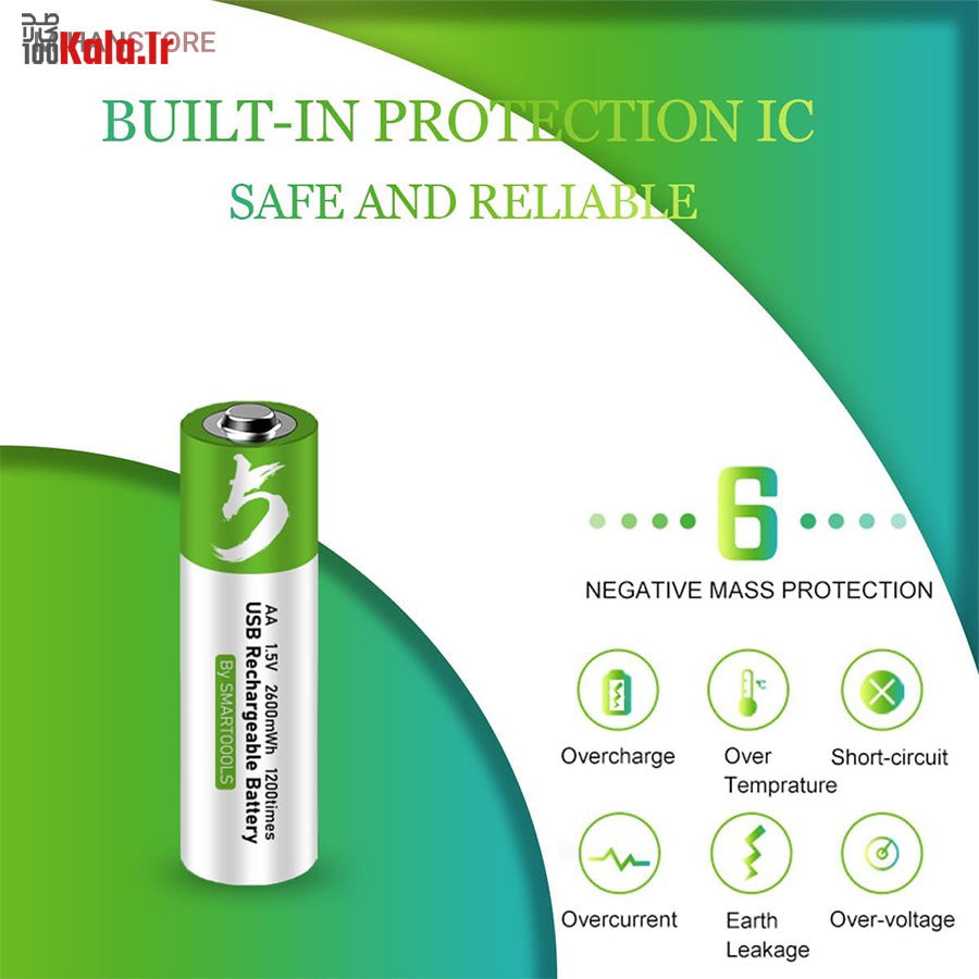 باطری قلمی قابل شارژ (بسته 4 عددی) 15 باطری قلمی قابل شارژ (بسته 4 عددی) - Image 15