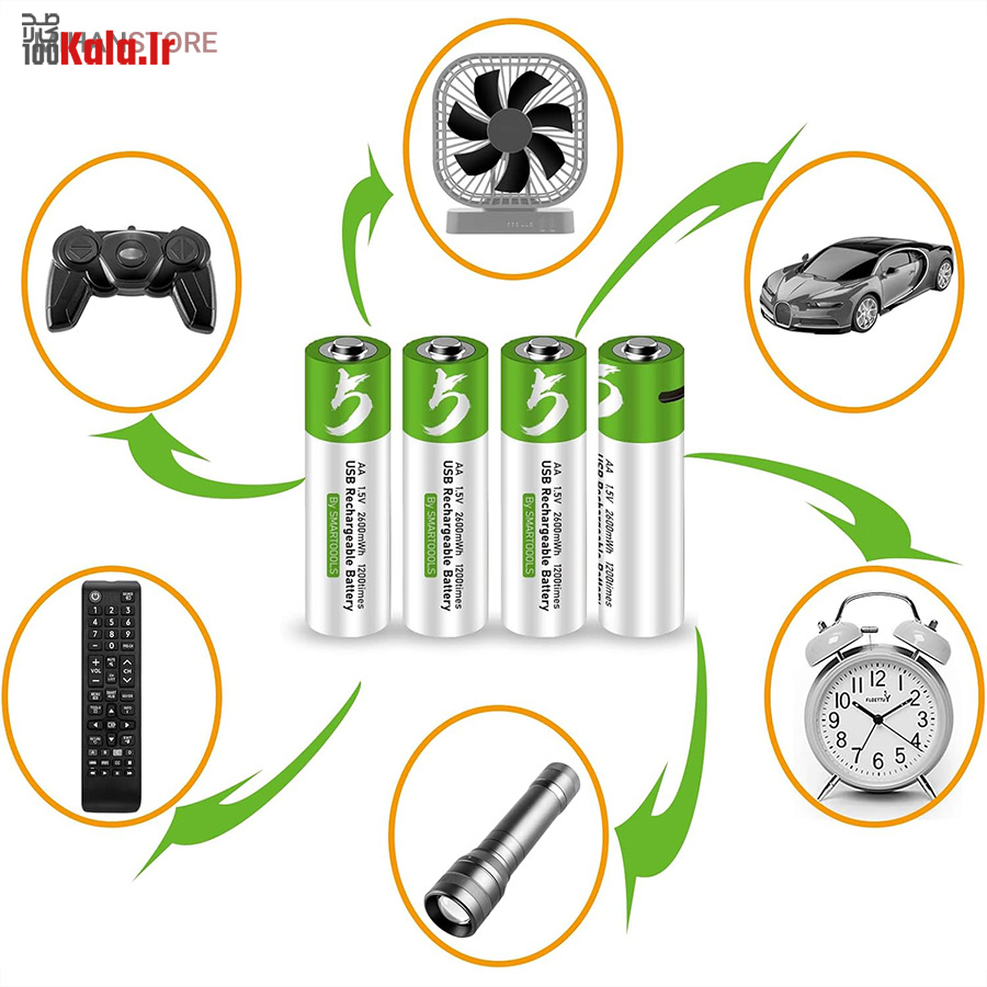 باطری قلمی قابل شارژ (بسته 4 عددی) 17 باطری قلمی قابل شارژ (بسته 4 عددی) - Image 17