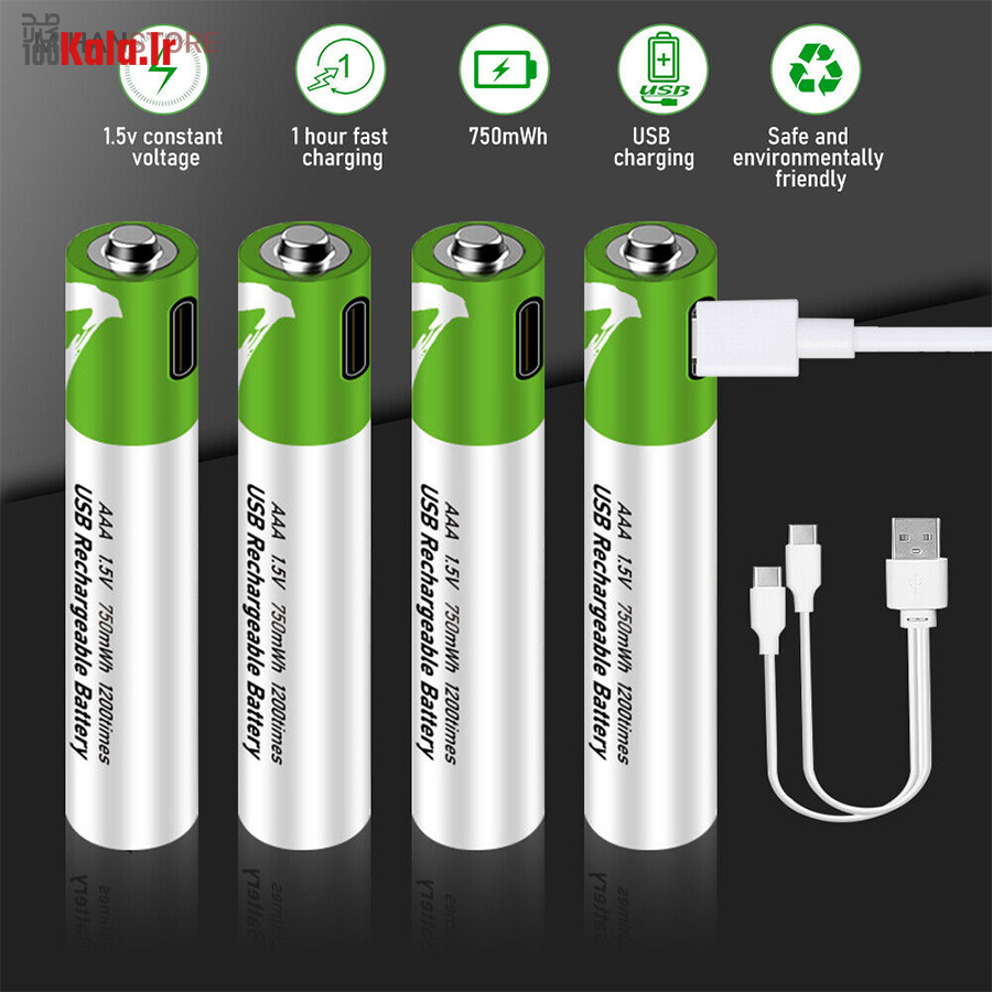 باطری قلمی قابل شارژ (بسته 4 عددی) 18 باطری قلمی قابل شارژ (بسته 4 عددی) - Image 18