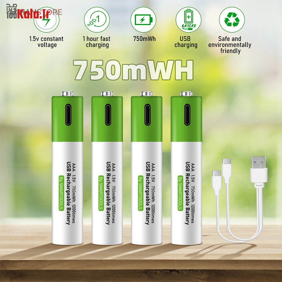 باطری قلمی قابل شارژ (بسته 4 عددی) 21 باطری قلمی قابل شارژ (بسته 4 عددی) - Image 21