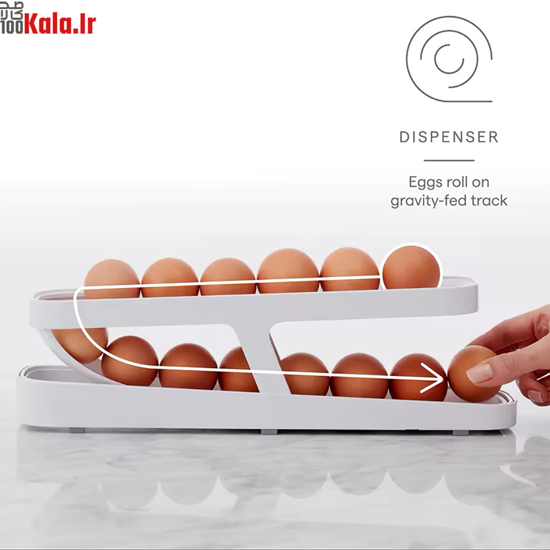 باکس نگهدارنده تخم مرغ دو طبقه 2 باکس نگهدارنده تخم مرغ دو طبقه - Image 2