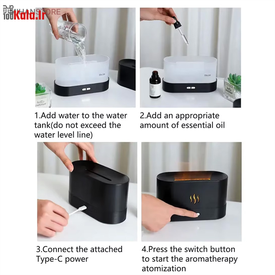 بخور سرد رو میزی طرح شعله 26 بخور سرد رو میزی طرح شعله - Image 26