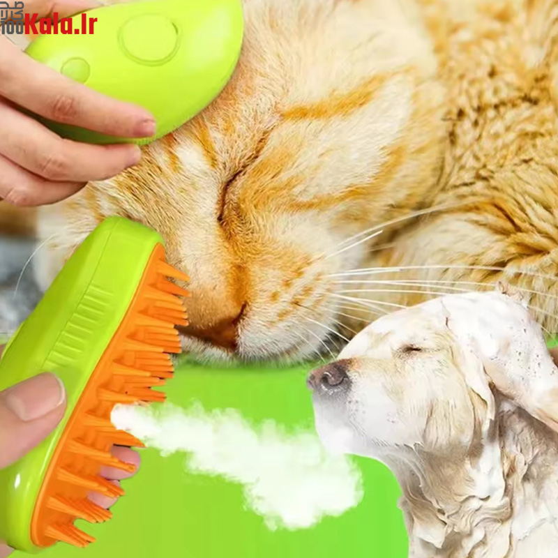 برس بخار سگ و گربه مدل سیلیکونی 2 برس بخار سگ و گربه مدل سیلیکونی - Image 2