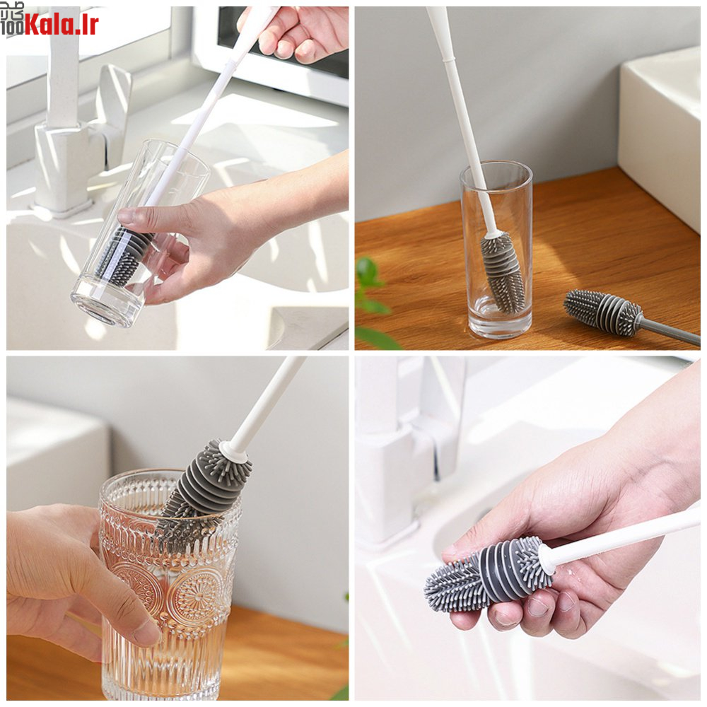 برس سیلیکونی تمیز کننده بطری مدل Lio 2 برس سیلیکونی تمیز کننده بطری مدل Lio - Image 2