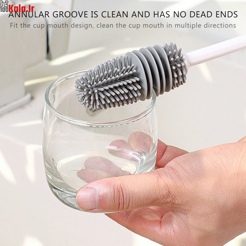 برس سیلیکونی تمیز کننده بطری مدل Lio 4 برس سیلیکونی تمیز کننده بطری مدل Lio - Image 4