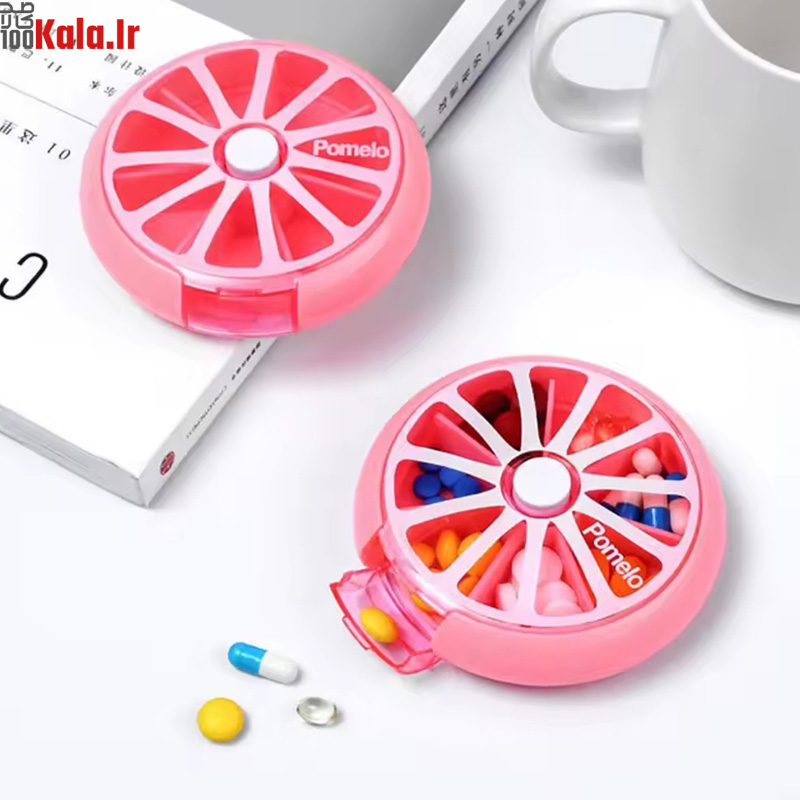 جا قرصی مسافرتی 7 خانه طرح میوه 7 جا قرصی مسافرتی 7 خانه طرح میوه - Image 7