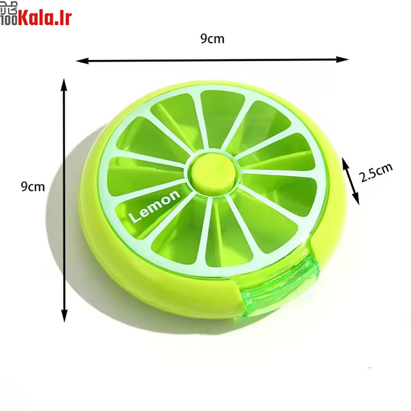 جا قرصی مسافرتی 7 خانه طرح میوه 9 جا قرصی مسافرتی 7 خانه طرح میوه - Image 9