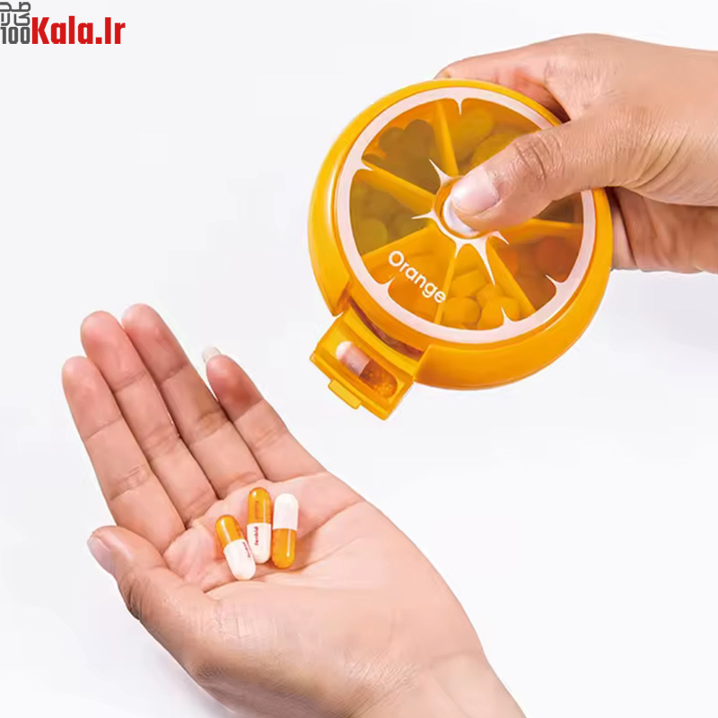 جا قرصی مسافرتی 7 خانه طرح میوه 10 جا قرصی مسافرتی 7 خانه طرح میوه - Image 10