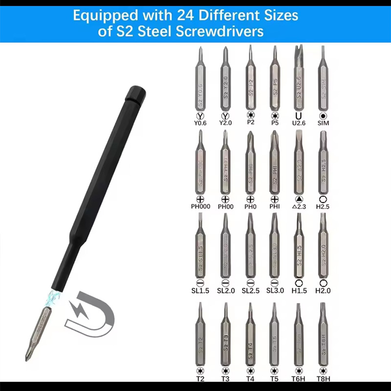 جعبه پیچ گوشتی پروفشنال مگنتی مدل 24in1 5 جعبه پیچ گوشتی پروفشنال مگنتی مدل 24in1 - Image 5