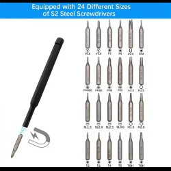 جعبه پیچ گوشتی پروفشنال مگنتی مدل 24in1 14 جعبه پیچ گوشتی پروفشنال مگنتی مدل 24in1 - Image 14