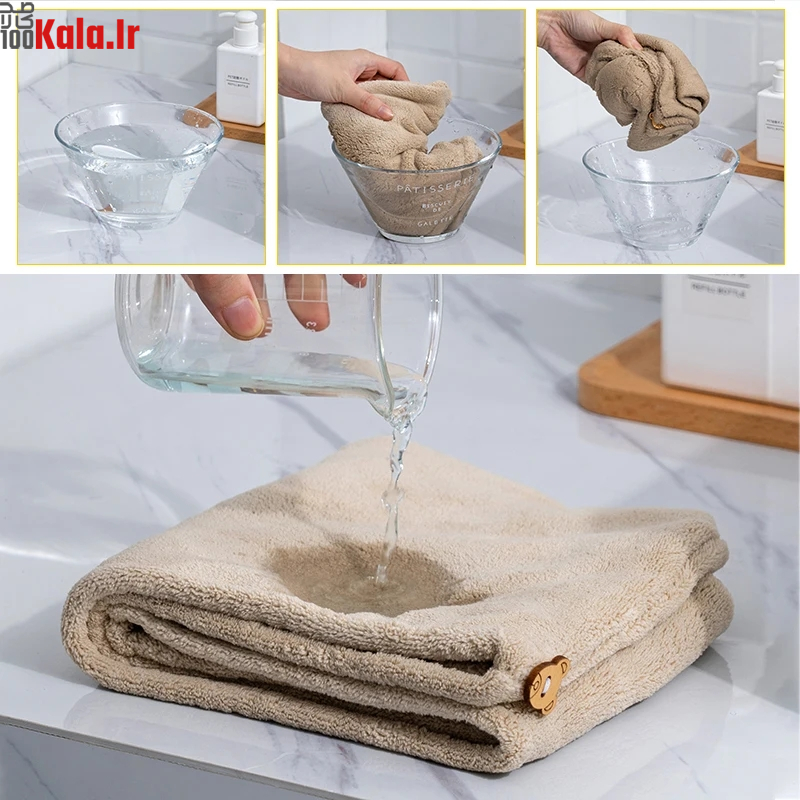 حوله سر جادویی مدل Magic Dry 6 حوله سر جادویی مدل Magic Dry - Image 6