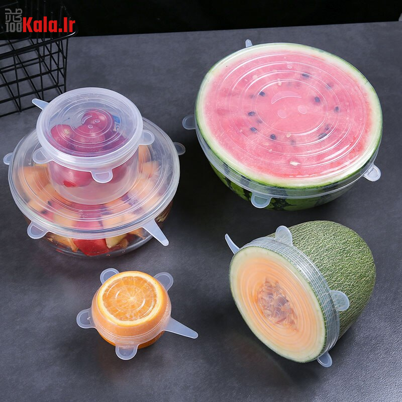 درپوش سیلیکونی محافظ غذا السا بسته 6 عددی 2 درپوش سیلیکونی محافظ غذا السا بسته 6 عددی - Image 2