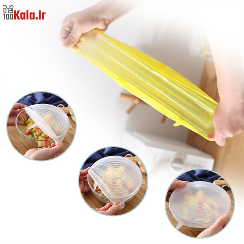 درپوش سیلیکونی محافظ غذا السا بسته 6 عددی 5 درپوش سیلیکونی محافظ غذا السا بسته 6 عددی - Image 5