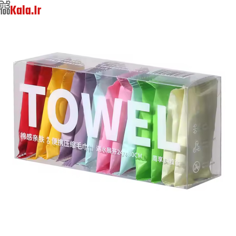 دستمال جادویی فشرده سفری مدل Towel بسته 14 عددی 7 دستمال جادویی فشرده سفری مدل Towel بسته 14 عددی - Image 7