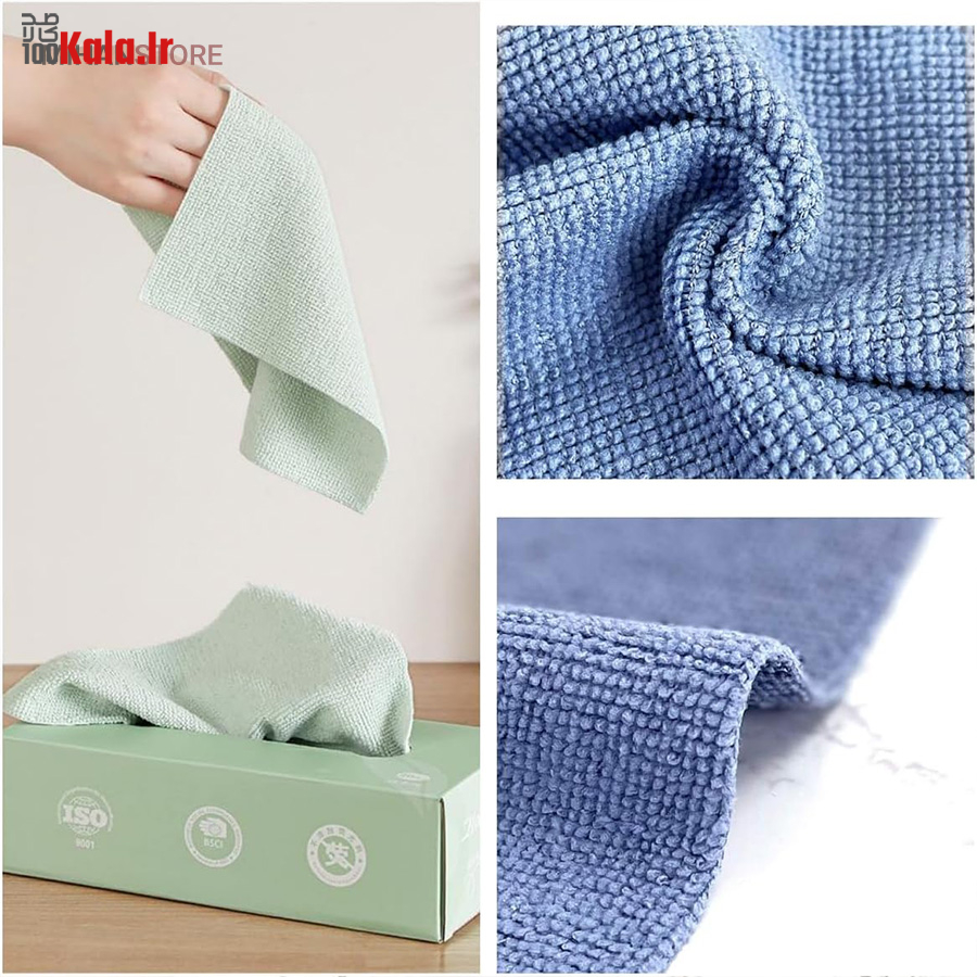 دستمال حوله ای میکروفایبر 20 عددی 3 دستمال حوله ای میکروفایبر 20 عددی - Image 3