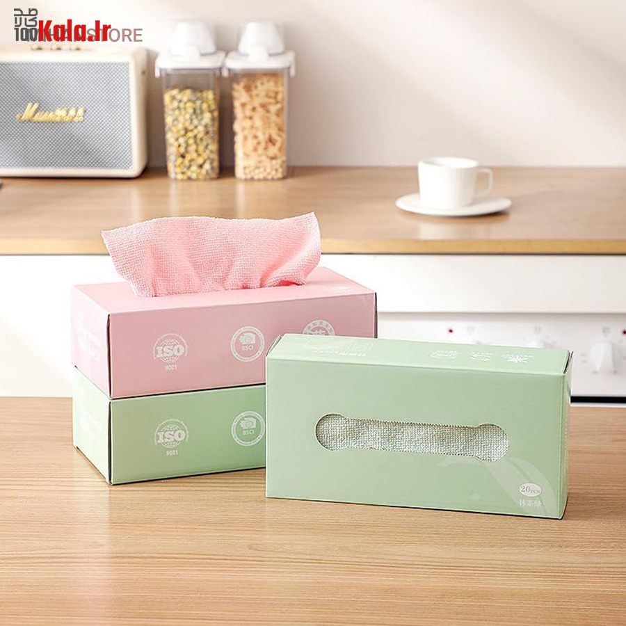 دستمال حوله ای میکروفایبر 20 عددی 19 دستمال حوله ای میکروفایبر 20 عددی - Image 19