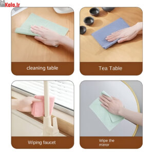 دستمال حوله ای میکروفایبر بسته 20 عددی