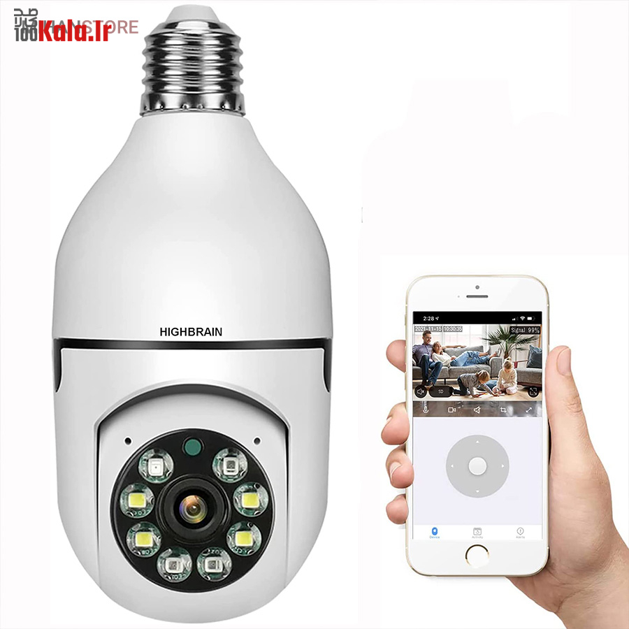 دوربین مدار بسته لامپی بی سیم مدل V380 18 دوربین مدار بسته لامپی بی سیم مدل V380 - Image 18