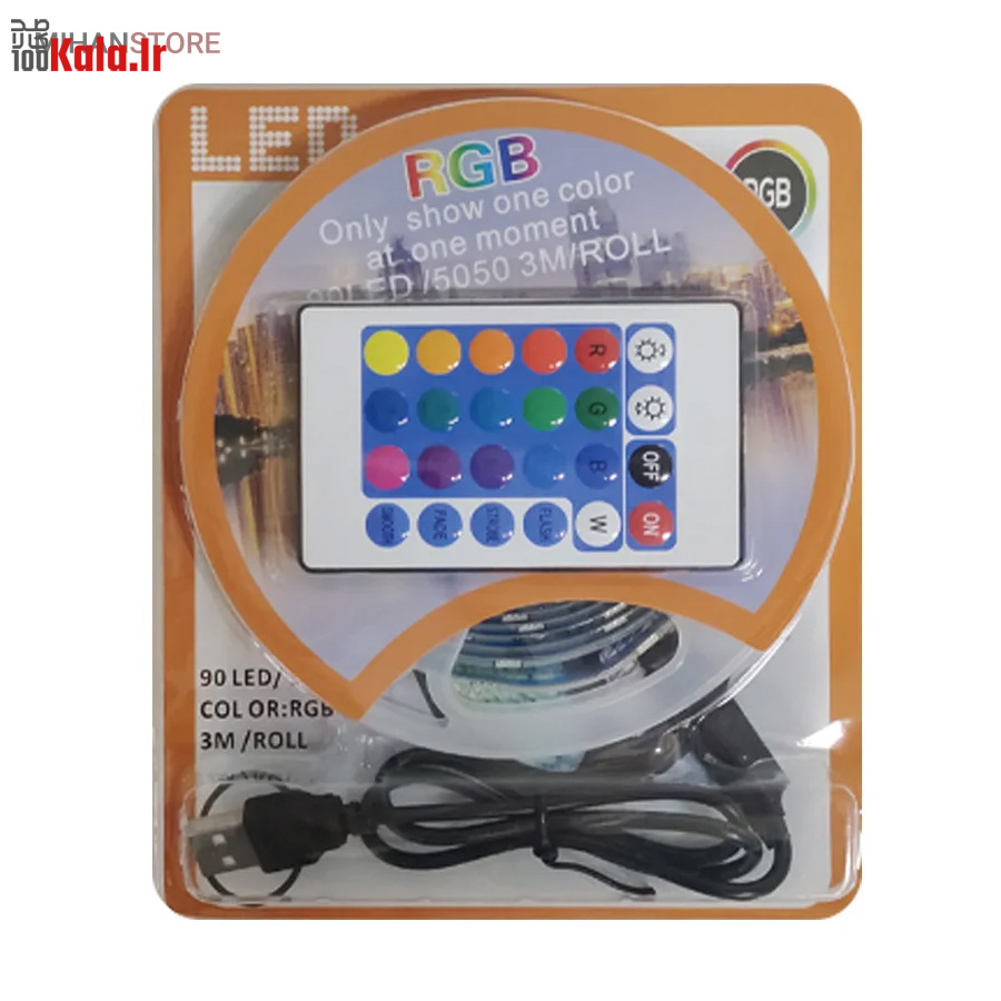 ریسه نورپردازی USB کنترل دار 1 ریسه نورپردازی USB کنترل دار