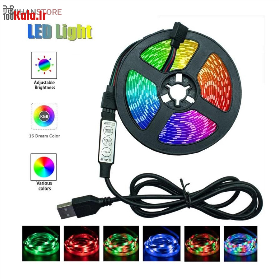 ریسه نورپردازی USB کنترل دار 8 ریسه نورپردازی USB کنترل دار - Image 8