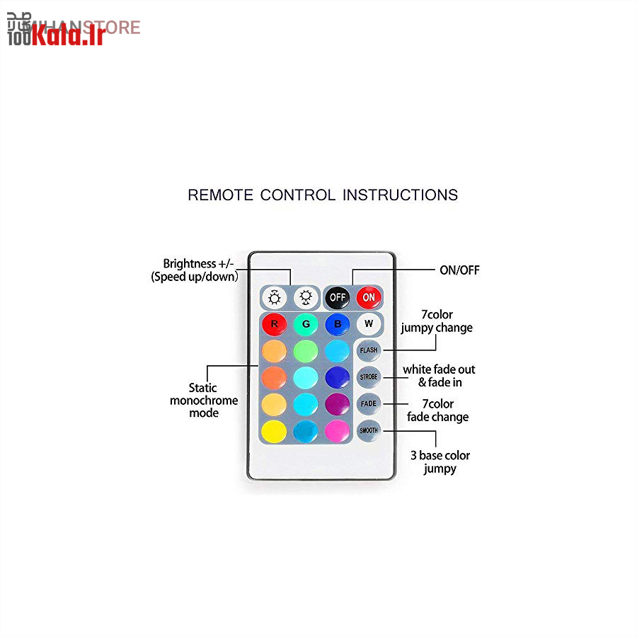 ریسه نورپردازی USB کنترل دار 11 ریسه نورپردازی USB کنترل دار - Image 11