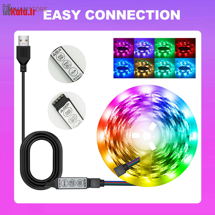 ریسه نورپردازی USB کنترل دار 30 ریسه نورپردازی USB کنترل دار - Image 30