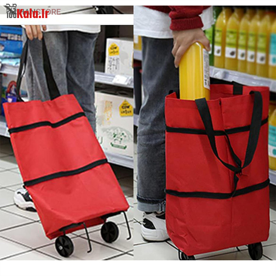 ساک خرید تاشو چرخ دار 17 ساک خرید تاشو چرخ دار - Image 17