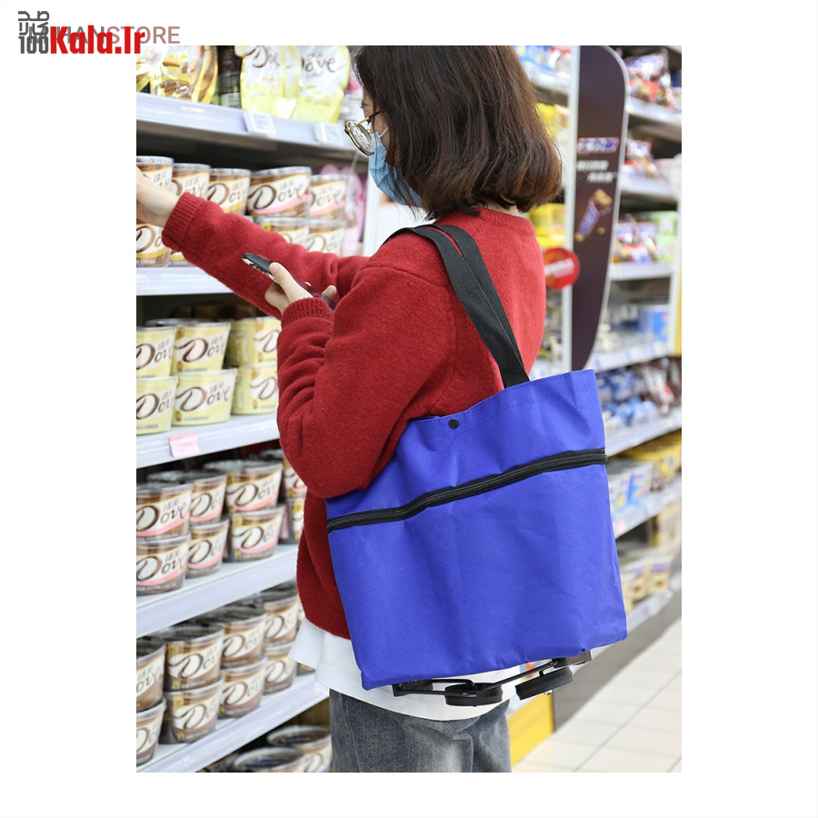 ساک خرید تاشو چرخ دار 23 ساک خرید تاشو چرخ دار - Image 23