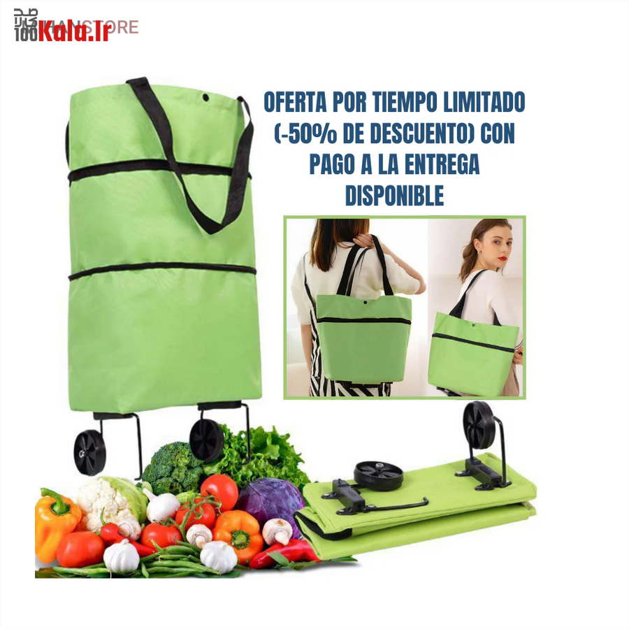 ساک خرید تاشو چرخ دار 24 ساک خرید تاشو چرخ دار - Image 24