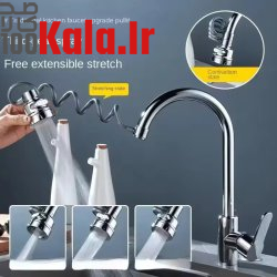 سر شیر شلنگ دار ظرفشویی و روشویی 3 حالته 10 سر شیر شلنگ دار ظرفشویی و روشویی 3 حالته - Image 10