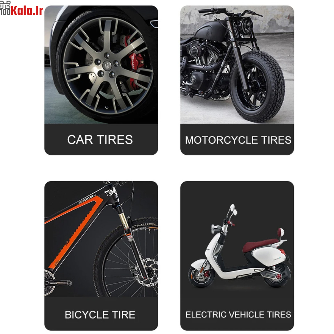 سر والف شبرنگ خودرو و موتورسیکلت بسته 4 عددی 5 سر والف شبرنگ خودرو و موتورسیکلت بسته 4 عددی - Image 5