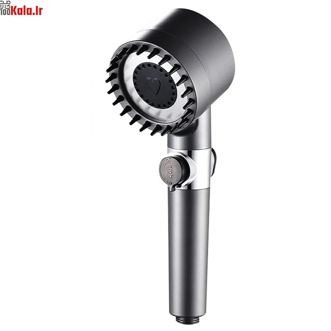 سر دوش حمام 4 حالته سیلیکونی افزایش فشار آب 1 سر دوش حمام 4 حالته سیلیکونی افزایش فشار آب