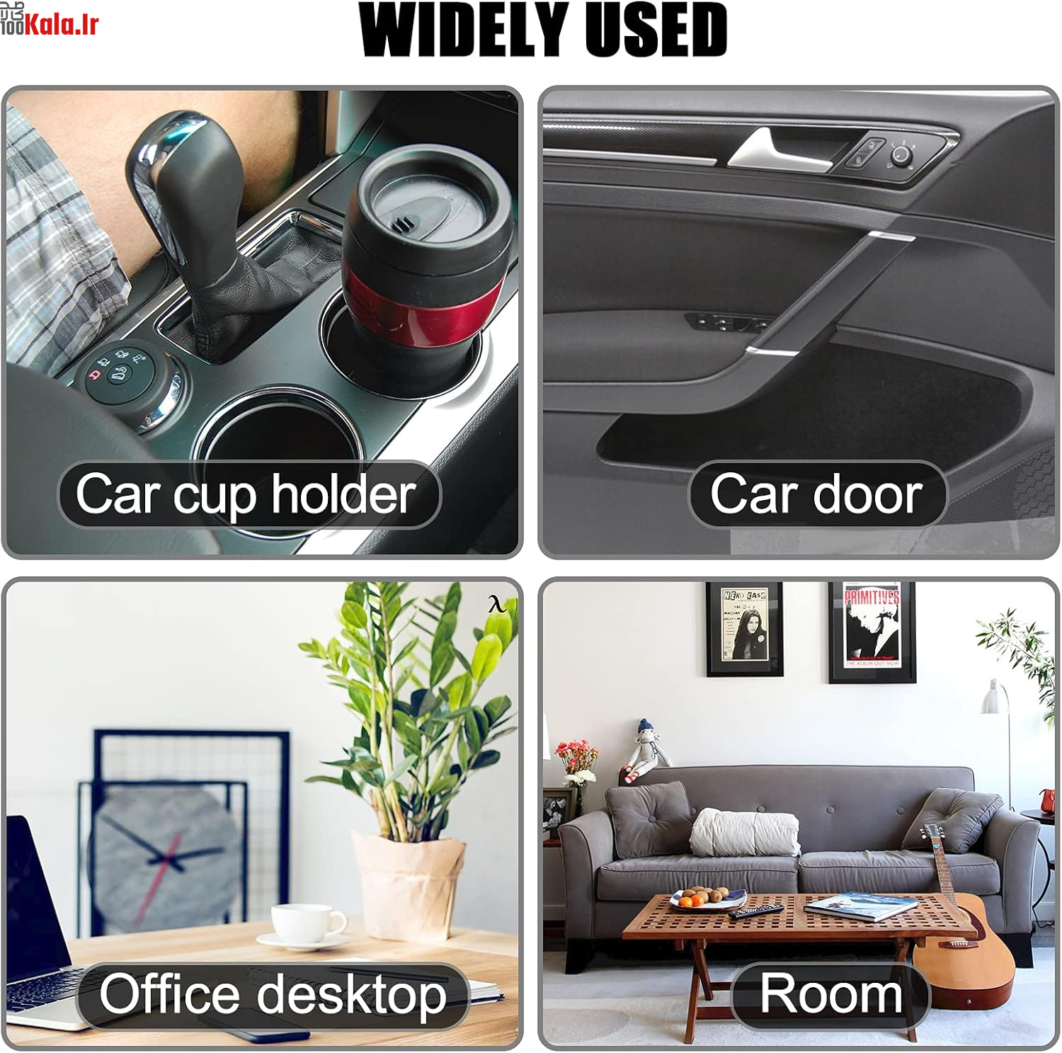 سطل زباله درب دار لیوانی خودرو 8 سطل زباله درب دار لیوانی خودرو - Image 8