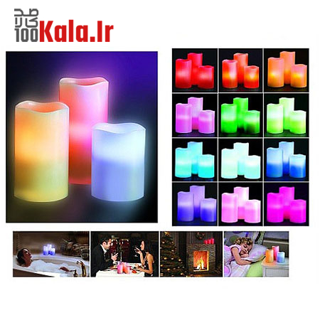 شمع ال ای دی 12 رنگ Luma Candles 8 شمع ال ای دی 12 رنگ Luma Candles - Image 8