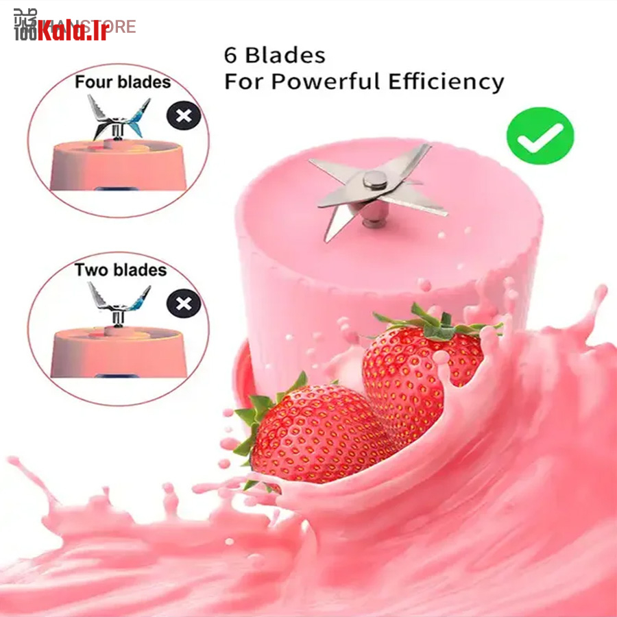 شیکر و مخلوط کن مینی جویس شارژی 8 شیکر و مخلوط کن مینی جویس شارژی - Image 8