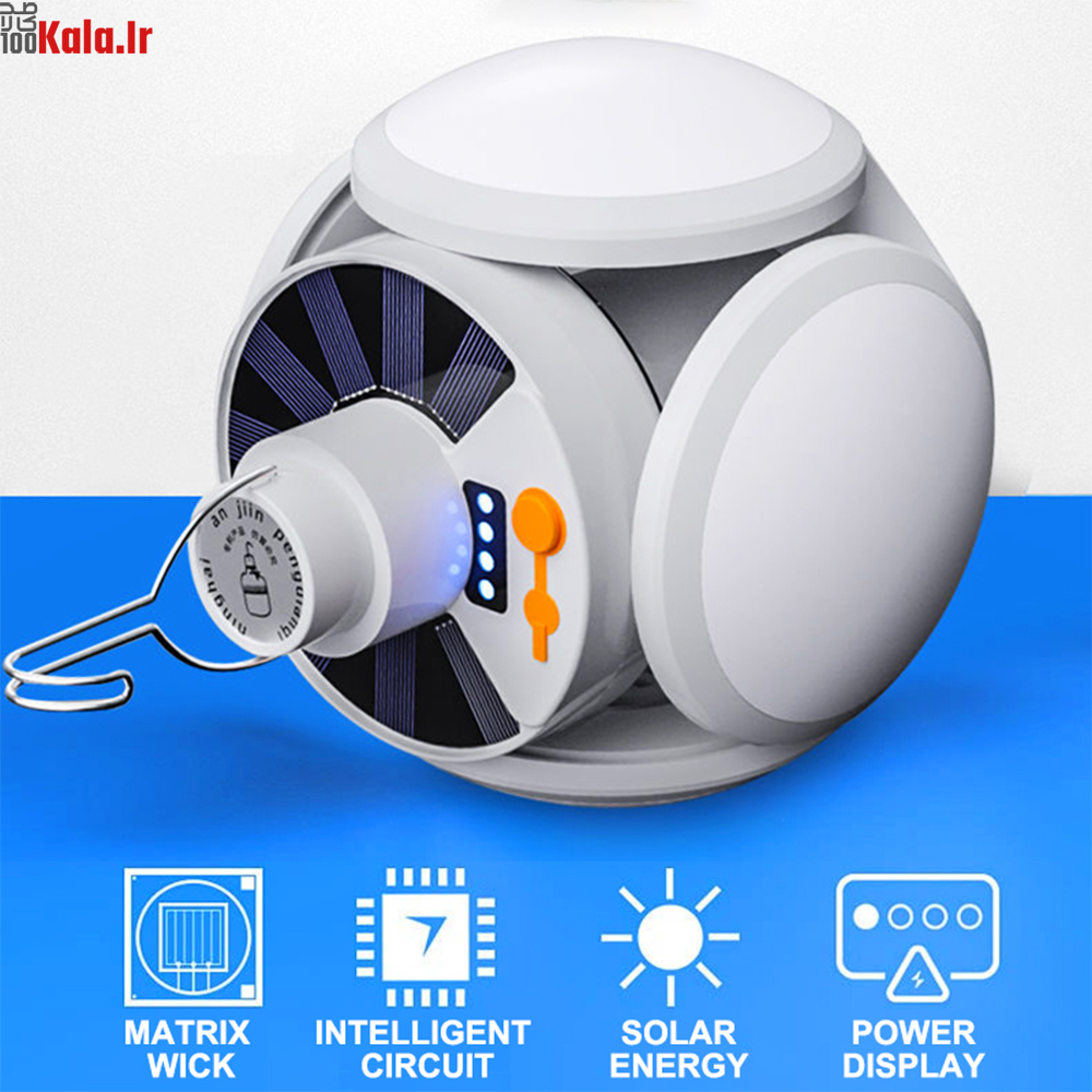 لامپ خورشیدی کمپینگ آویز دار مدل SL2029 4 لامپ خورشیدی کمپینگ آویز دار مدل SL2029 - Image 4