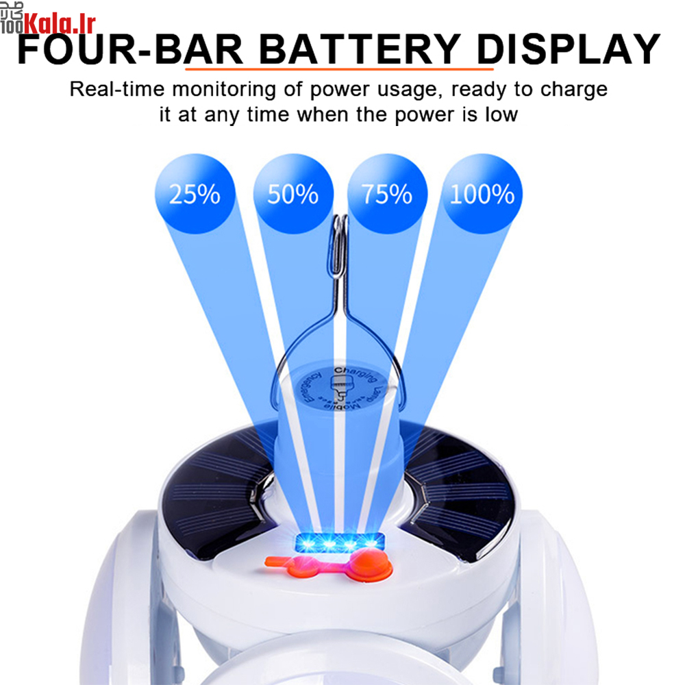 لامپ خورشیدی کمپینگ آویز دار مدل SL2029 5 لامپ خورشیدی کمپینگ آویز دار مدل SL2029 - Image 5