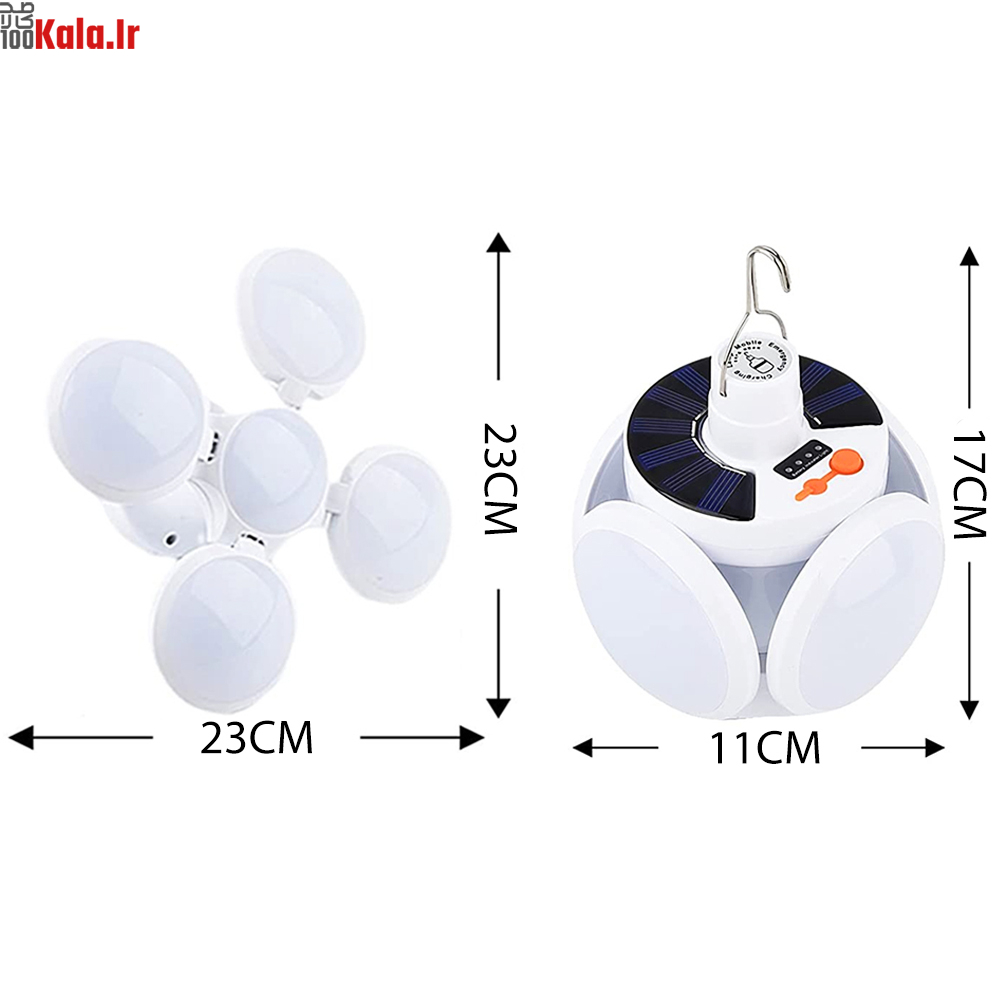 لامپ خورشیدی کمپینگ آویز دار مدل SL2029 8 لامپ خورشیدی کمپینگ آویز دار مدل SL2029 - Image 8