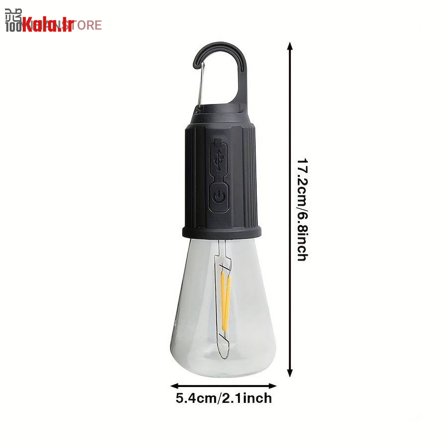 لامپ شارژی کمپینگ فیلامنتی 9 لامپ شارژی کمپینگ فیلامنتی - Image 9